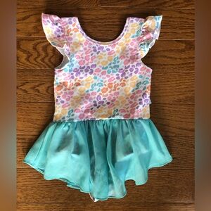 Posh Peanut Minette Twirl Skirt Leotard- size 5T